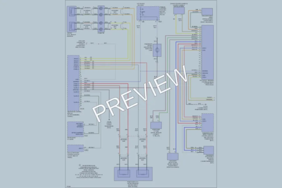 2003 Jaguar SType Supplemental Restraints wiring diagram preview
