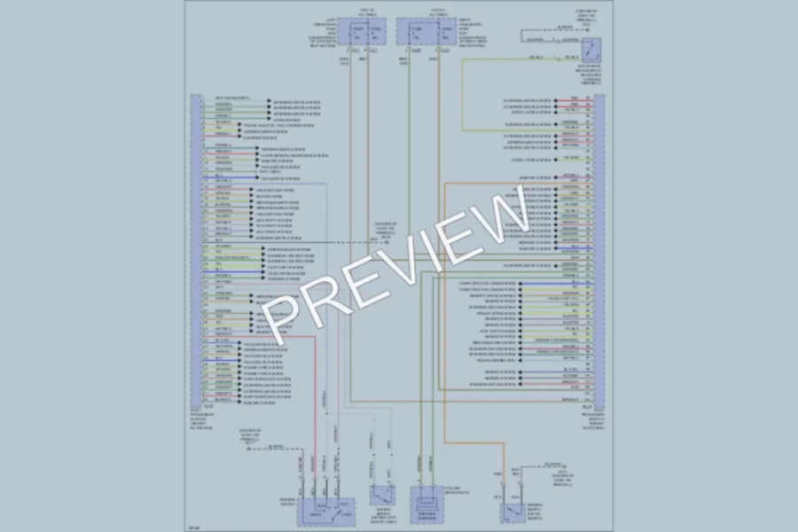 2003 Jaguar XJ8 Body Control Modules wiring diagram preview