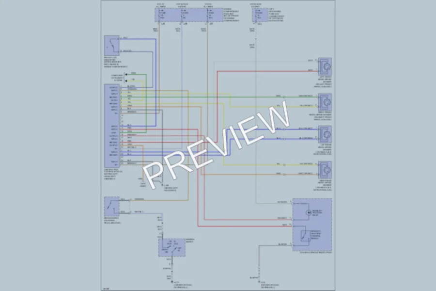 2003 Jaguar XJSport Anti Lock Brakes wiring diagram preview