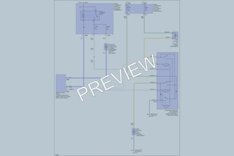 2003 Jaguar XJSport Cooling Fan wiring diagram preview