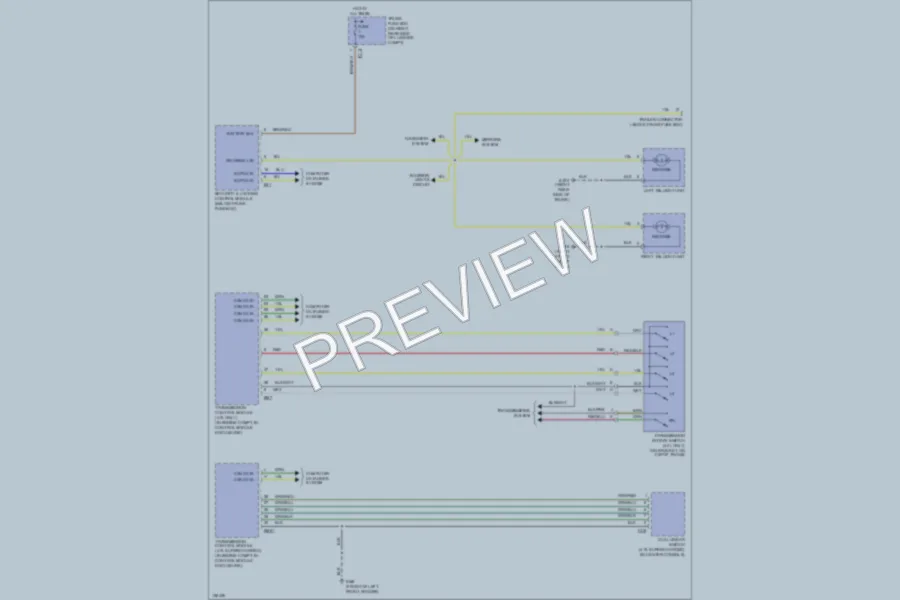 2003 Jaguar XJSport Exterior Lights wiring diagram preview