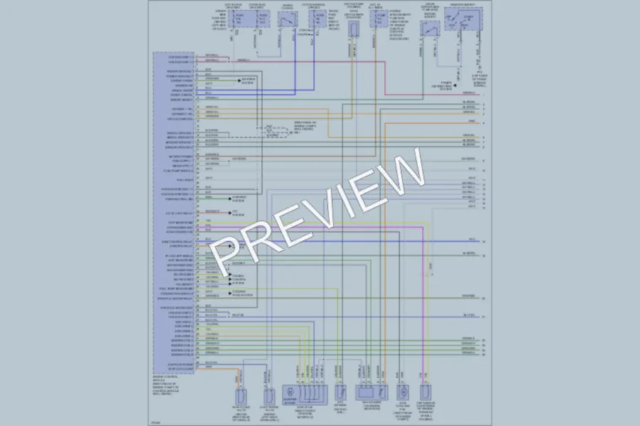 2003 Jaguar XK8 Engine Performance wiring diagram preview