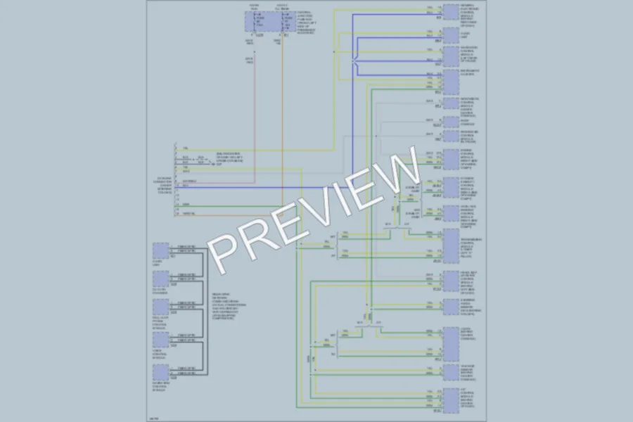 2003 Jaguar XType Computer Data Lines wiring diagram preview