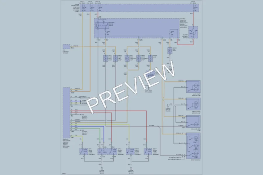 2003 Jaguar XType Interior Lights wiring diagram preview