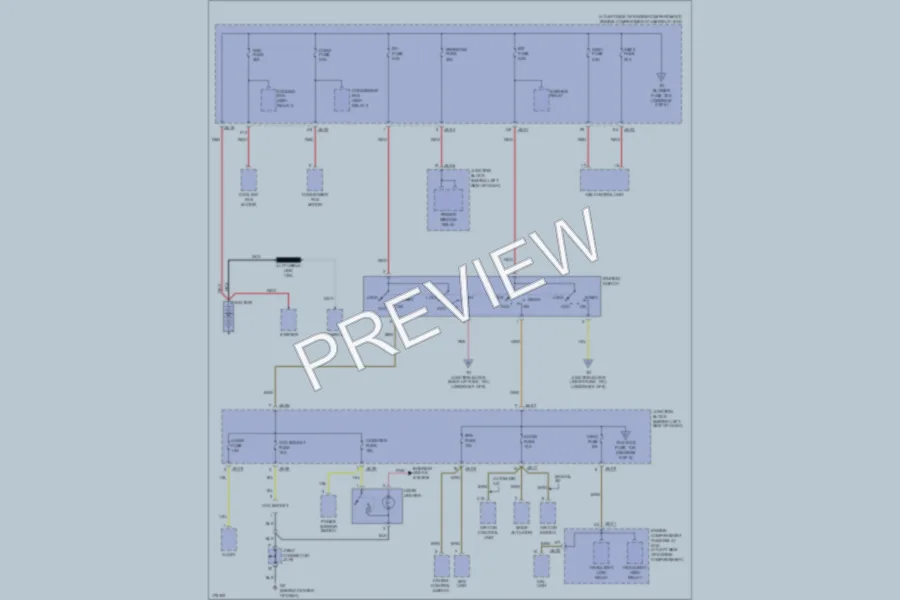 2003 Kia Optima Power Distribution wiring diagram preview