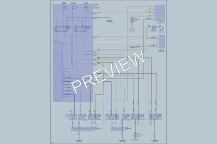 2003 Kia Optima Power Door Locks wiring diagram preview