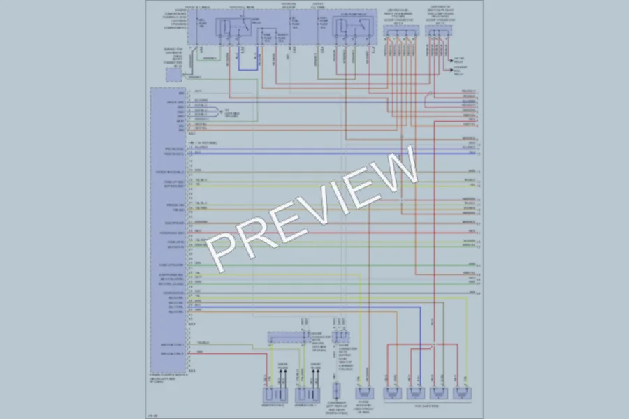 2003 Kia Rio Engine Performance wiring diagram preview