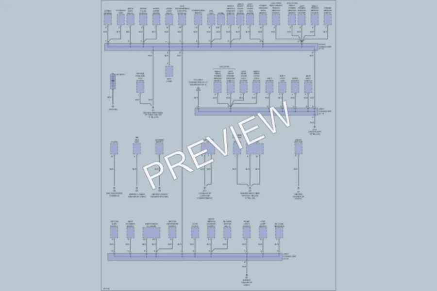 2003 Kia Rio Ground Distribution wiring diagram preview