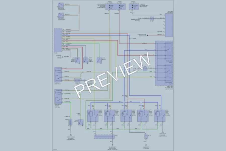 2003 Kia RioCinco Anti Theft wiring diagram preview