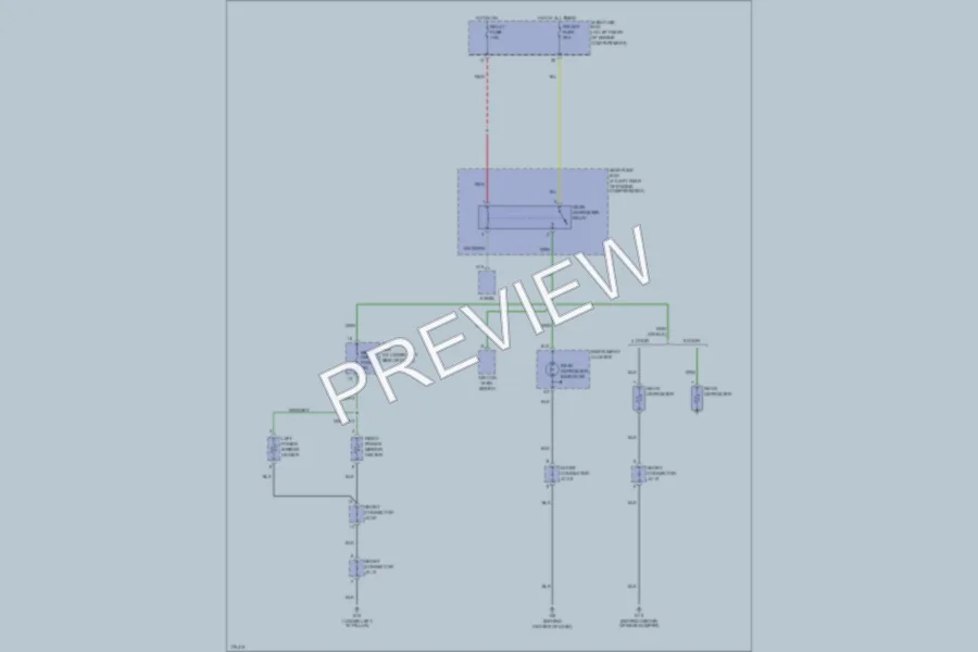 2003 Kia RioCinco Defoggers wiring diagram preview