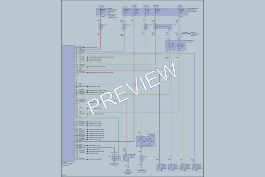 2003 Kia Sedona Body Control Modules wiring diagram preview