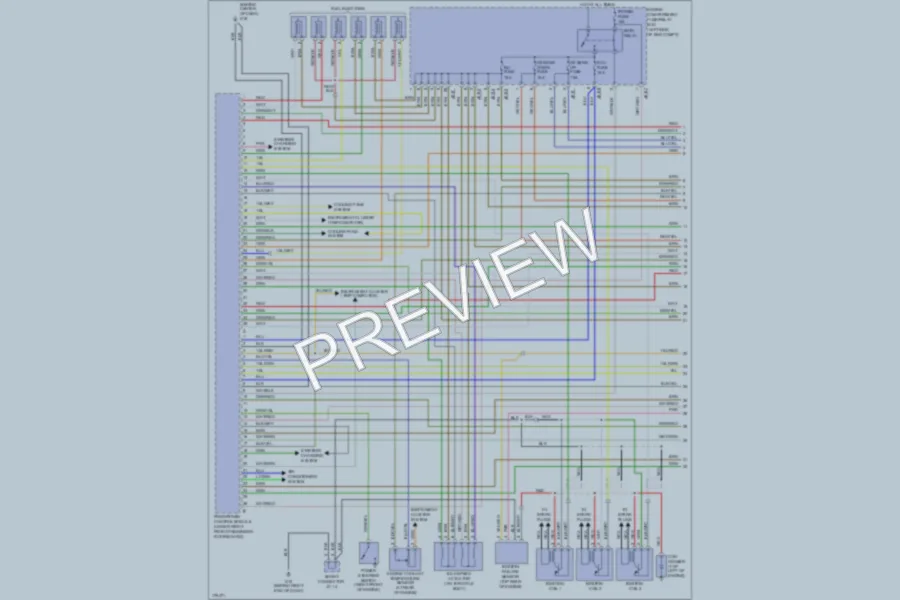 2003 Kia Sedona Engine Performance wiring diagram preview
