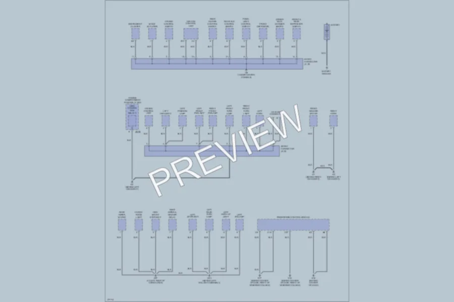 2003 Kia Sedona Ground Distribution wiring diagram preview