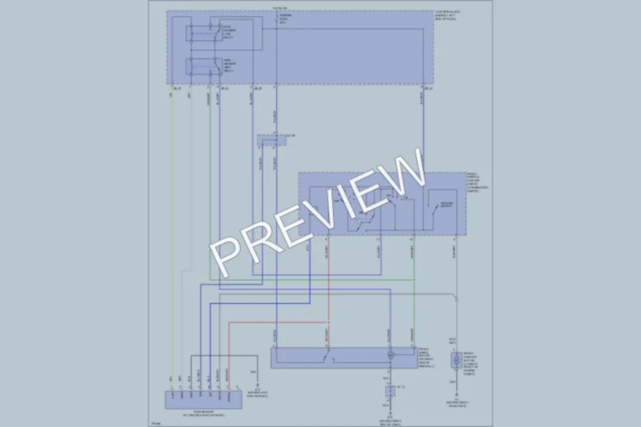2003 Kia Sedona Wiper Washer wiring diagram preview