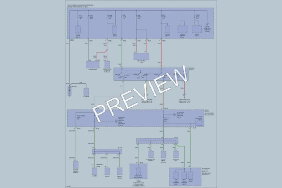 2003 Kia Sorento Power Distribution wiring diagram preview