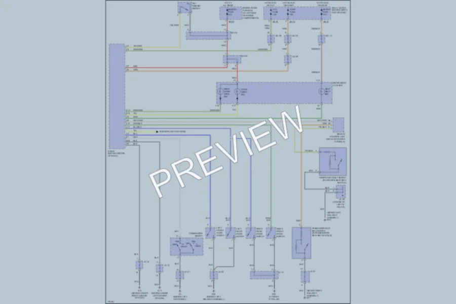 2003 Kia Sorento Warning Systems wiring diagram preview