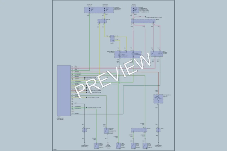 2003 Kia Spectra Body Control Modules wiring diagram preview