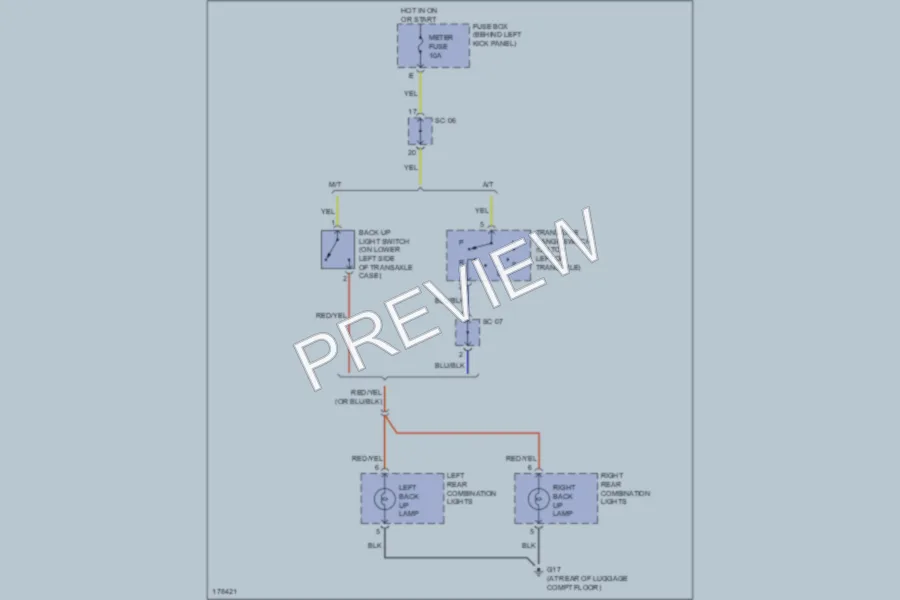 2003 Kia Spectra Exterior Lights wiring diagram preview