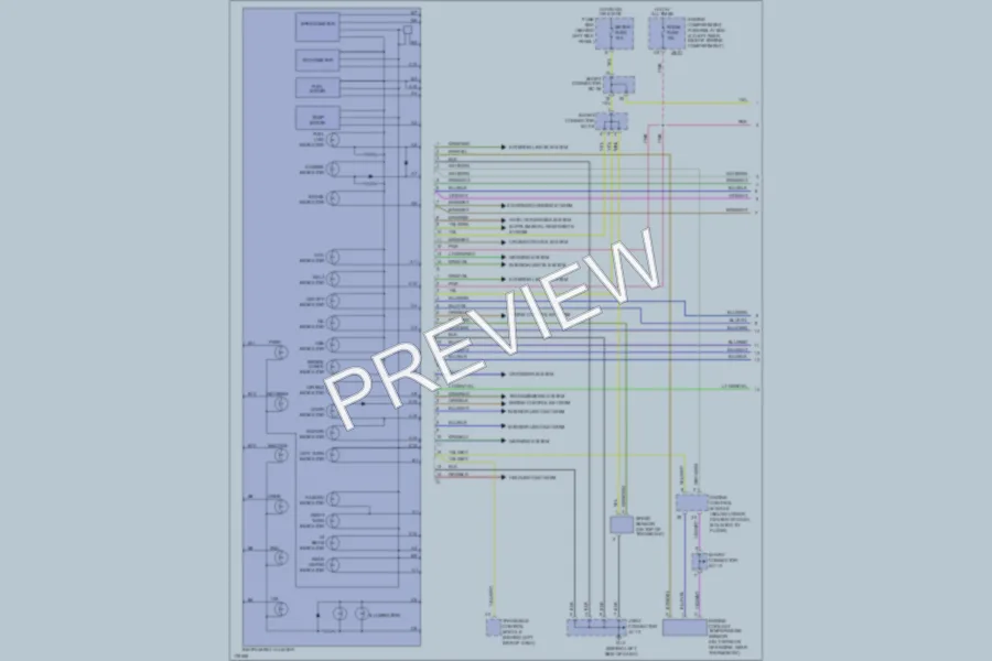 2003 Kia Spectra Instrument Cluster wiring diagram preview