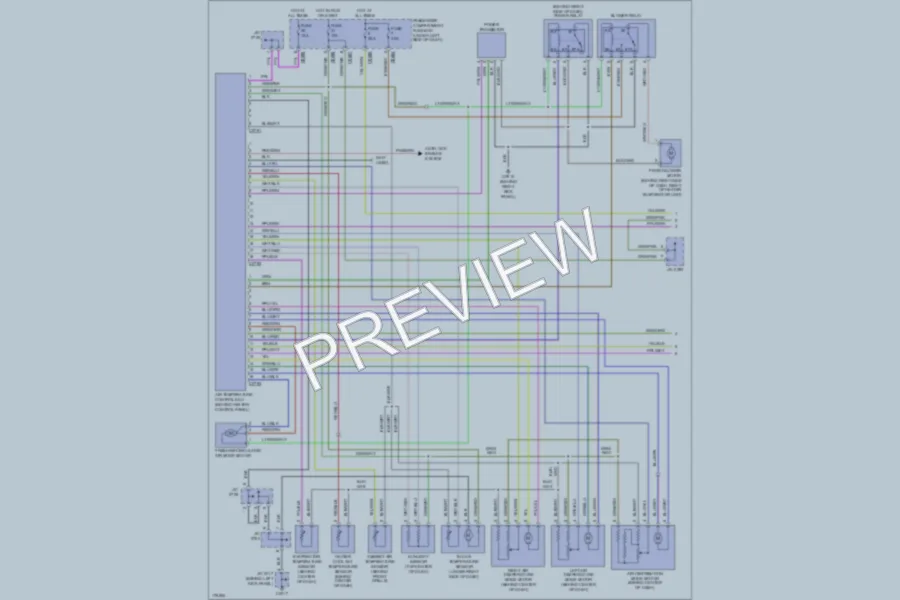 2003 LandRover Discovery Air Conditioning wiring diagram preview