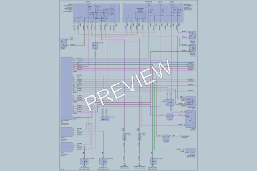 2003 LandRover Discovery Anti Theft wiring diagram preview