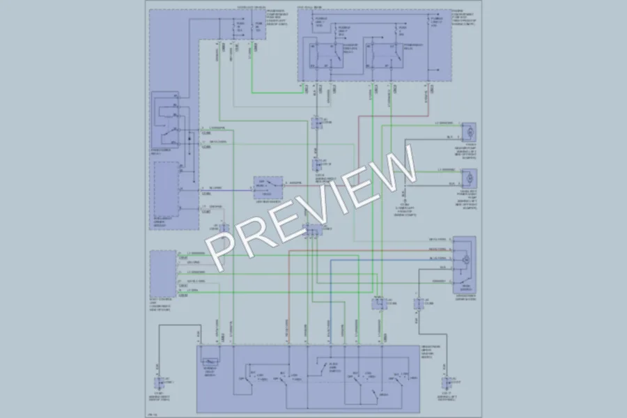 2003 LandRover Discovery Wiper Washer wiring diagram preview