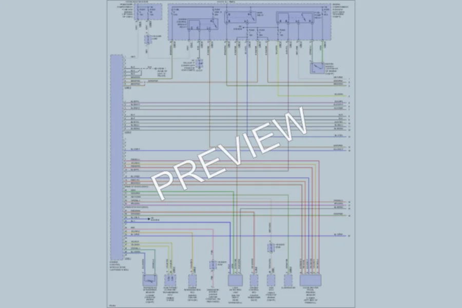 2003 LandRover Freelander Engine Performance wiring diagram preview
