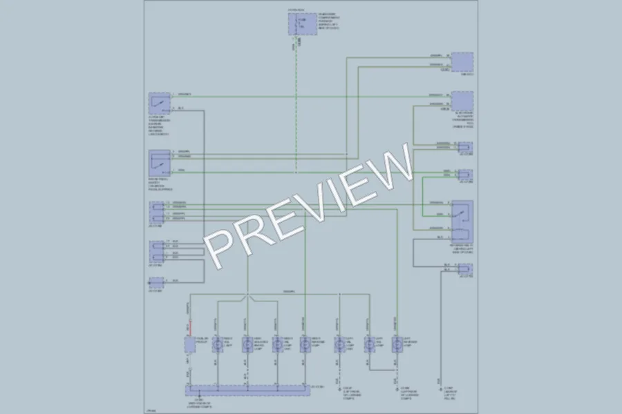 2003 LandRover Freelander Exterior Lights wiring diagram preview