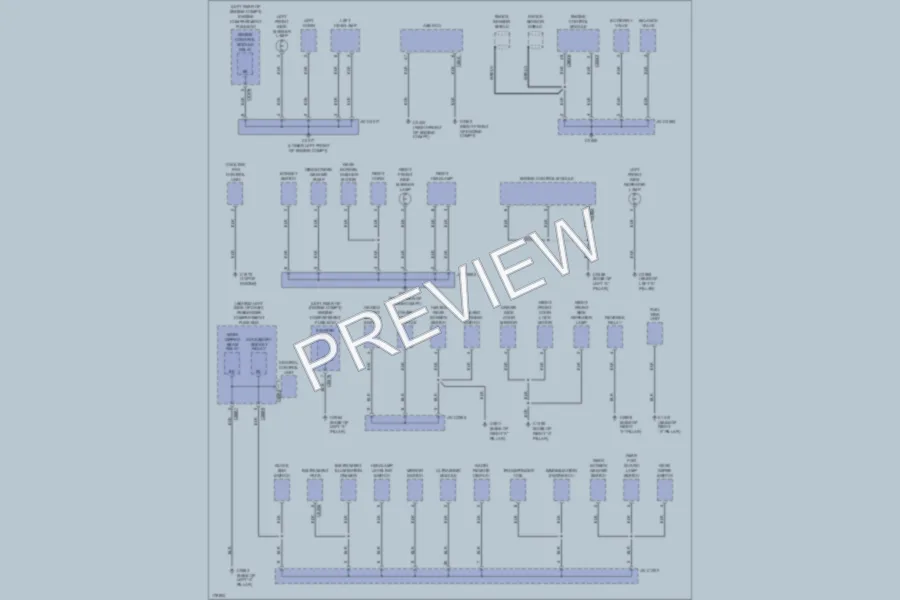 2003 LandRover Freelander Ground Distribution wiring diagram preview