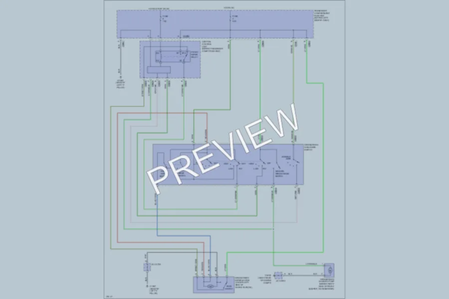 2003 LandRover Freelander Wiper Washer wiring diagram preview