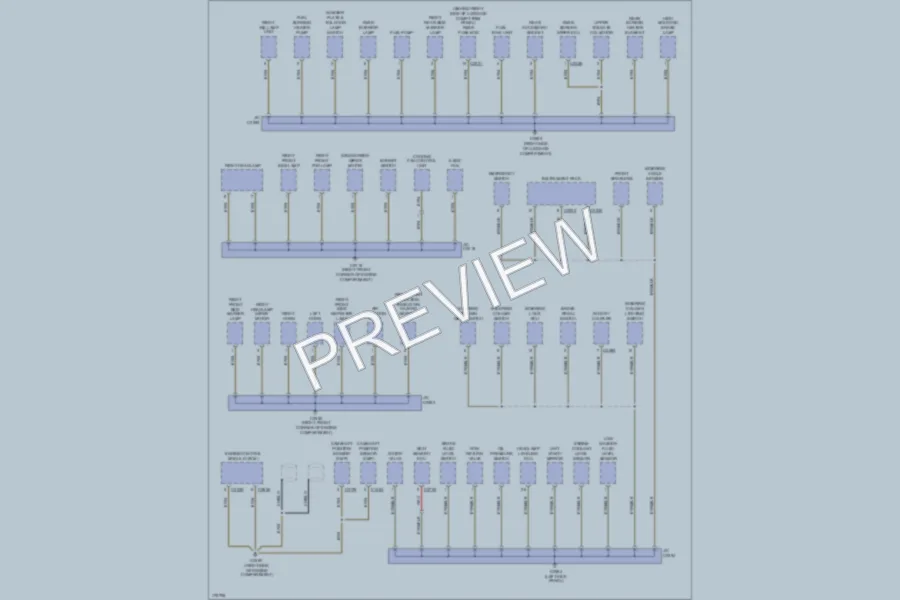 2003 LandRover RangeRover Ground Distribution wiring diagram preview