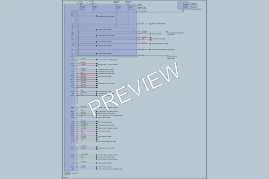 2003 Lexus ES300 Body Control Modules wiring diagram preview