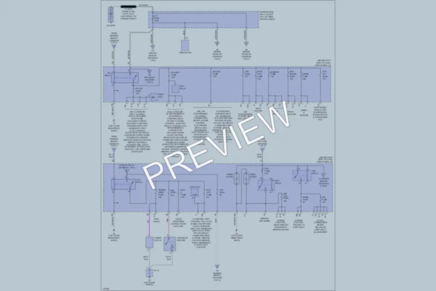 2003 Lexus ES300 Power Distribution wiring diagram preview