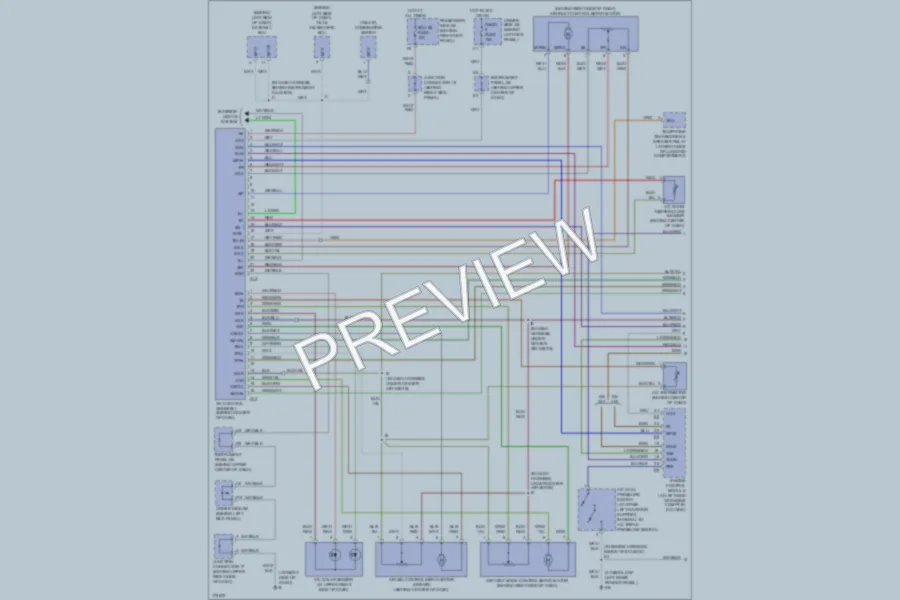 2003 Lexus GS300 Air Conditioning wiring diagram preview