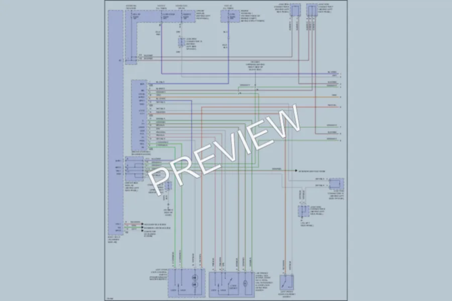 2003 Lexus GS300 Anti Theft wiring diagram preview