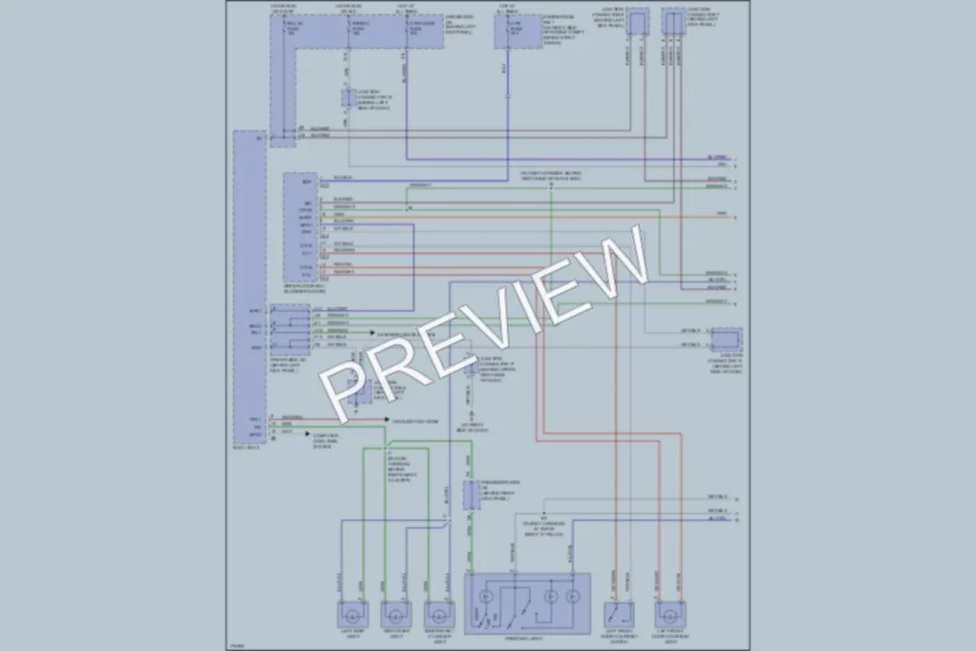 2003 Lexus GS300 Interior Lights wiring diagram preview