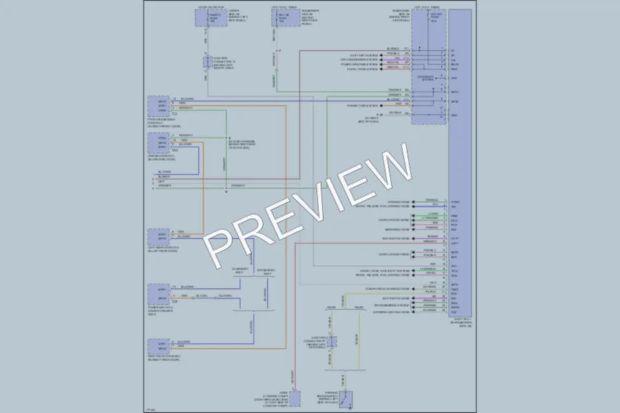 2003 Lexus GS430 Body Control Modules wiring diagram preview
