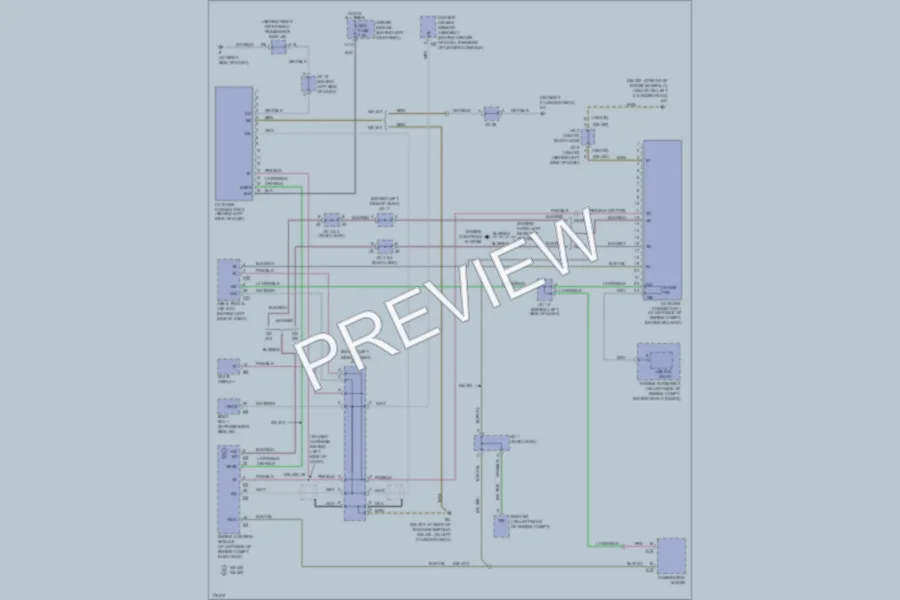 2003 Lexus GS430 Computer Data Lines wiring diagram preview