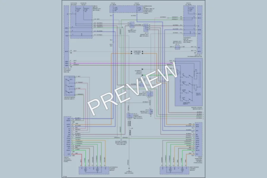 2003 Lexus GS430 Memory Systems wiring diagram preview