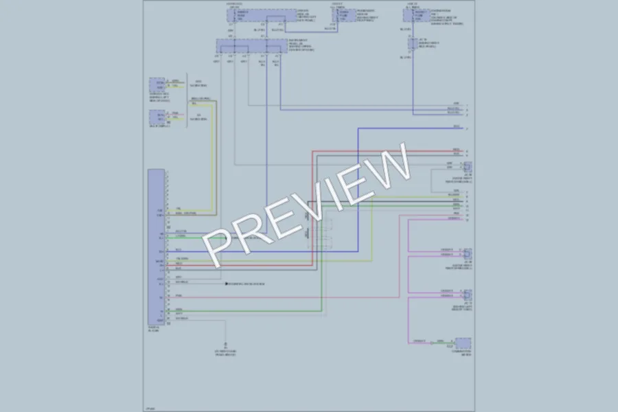 2003 Lexus GS430 Radio wiring diagram preview