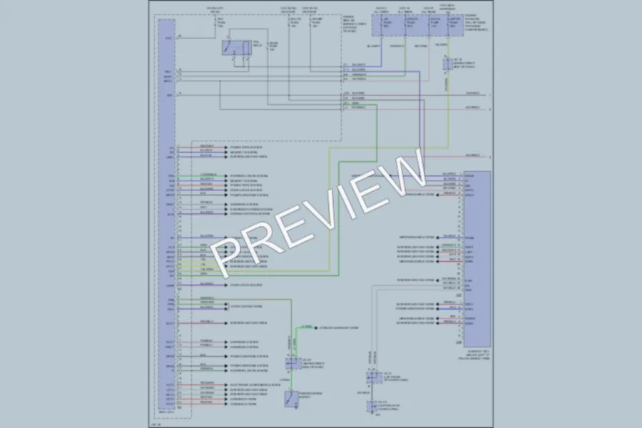 2003 Lexus GX470 Body Control Modules wiring diagram preview