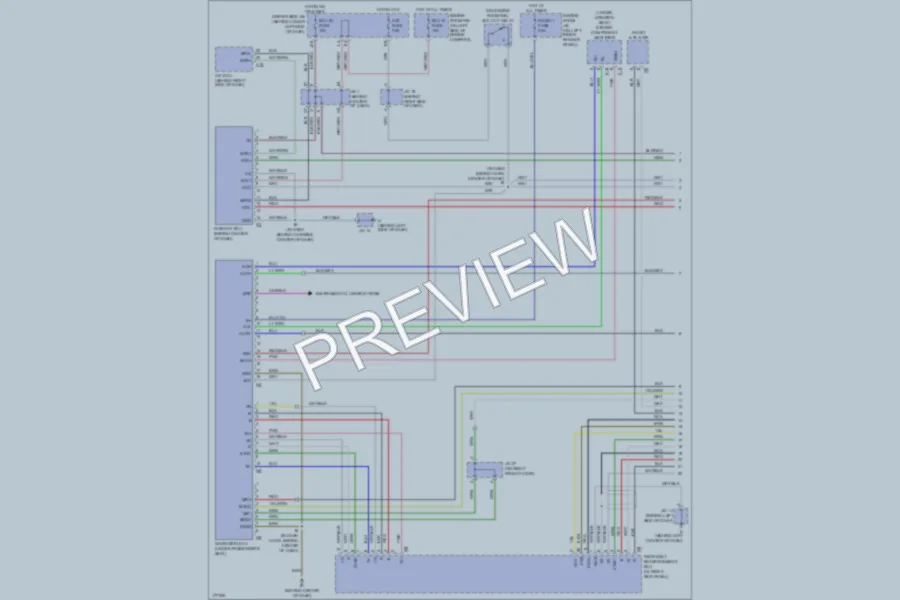 2003 Lexus GX470 Navigation wiring diagram preview