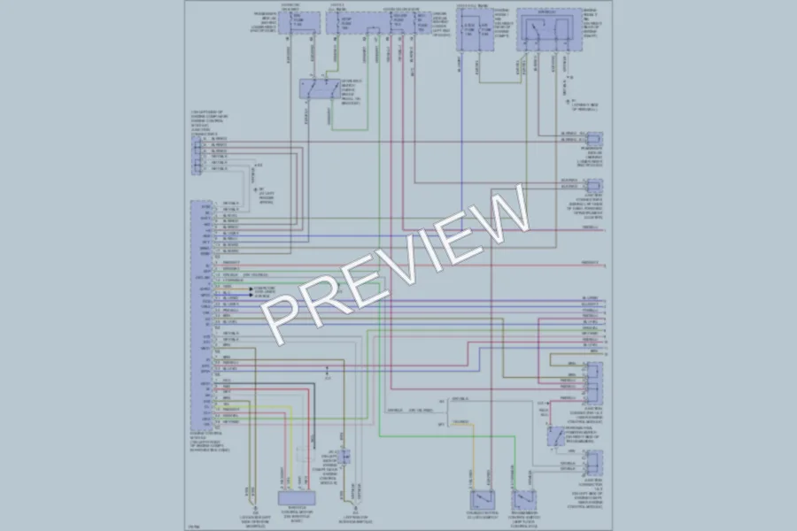 2003 Lexus IS300 Cruise Control wiring diagram preview