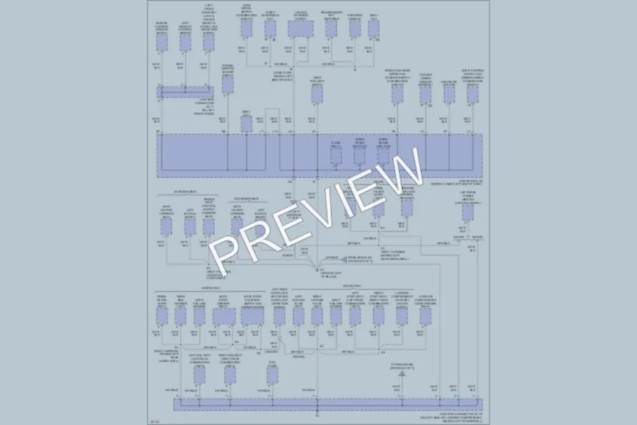 2003 Lexus IS300 Ground Distribution wiring diagram preview