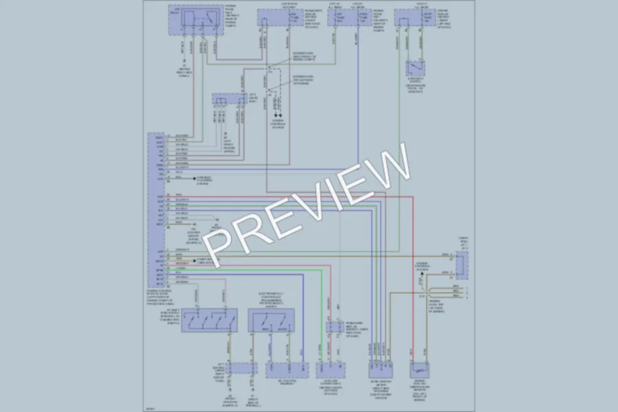 2003 Lexus IS300 Transmission wiring diagram preview