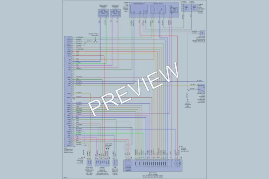 2003 Lexus LS430 Anti Lock Brakes wiring diagram preview