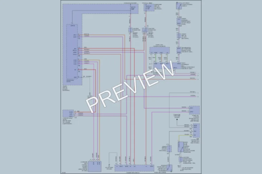 2003 Lexus LS430 Headlights wiring diagram preview