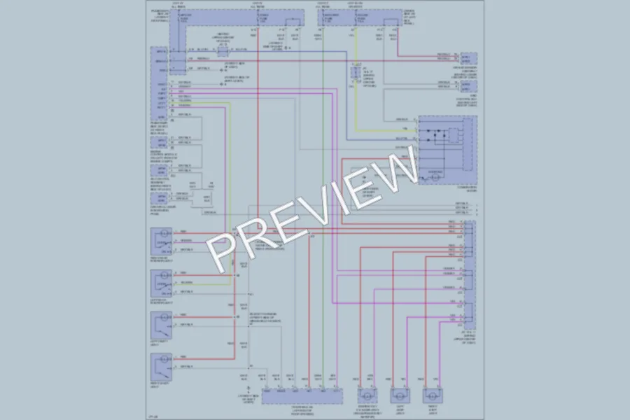 2003 Lexus LS430 Interior Lights wiring diagram preview