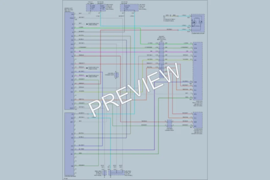 2003 Lexus LX470 Electronic Power Steering wiring diagram preview