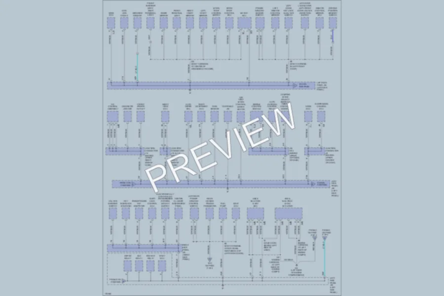 2003 Lexus LX470 Ground Distribution wiring diagram preview